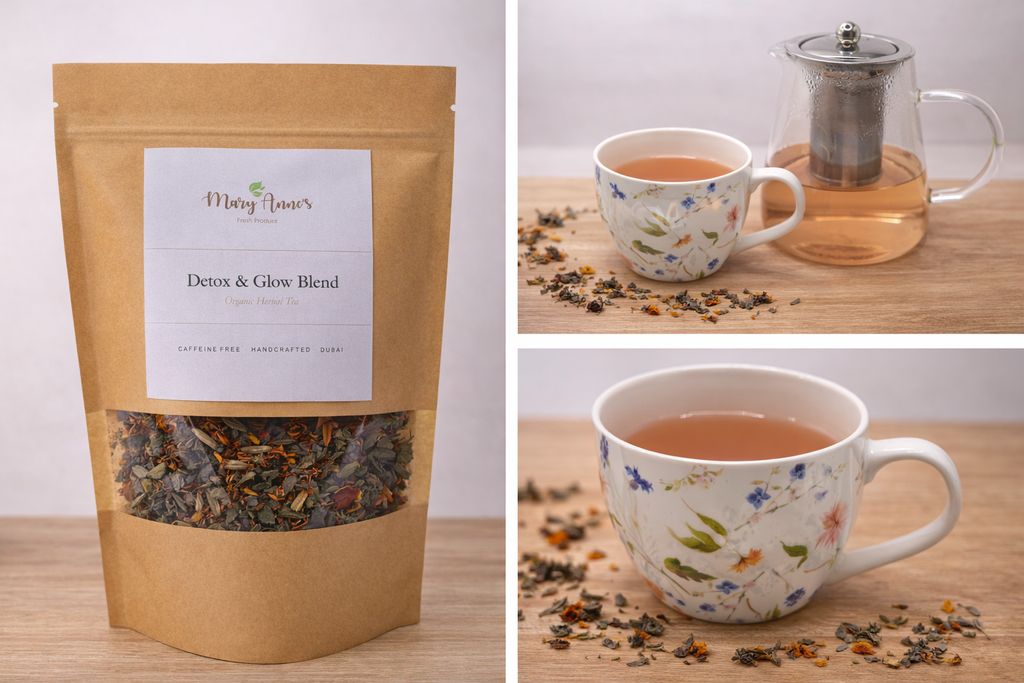 Detox & Glow Blend   Organic Herbal Tea
